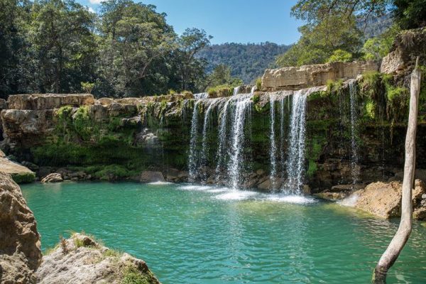 Manambolo river waterfall Madagascar