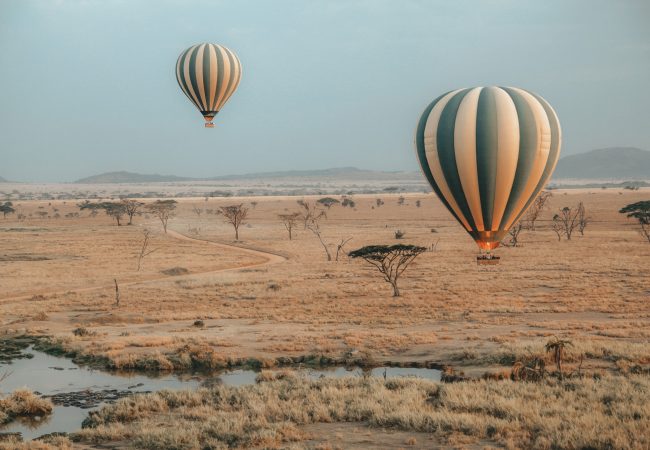 Balloon safaris in Botswana