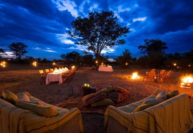Camping in Botswana