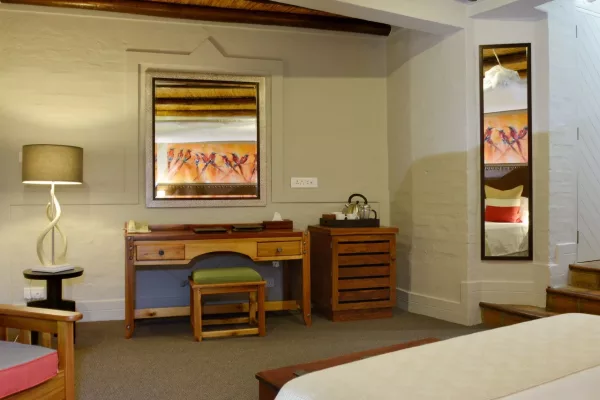 Victoria falls safari lodge interior bedroom-